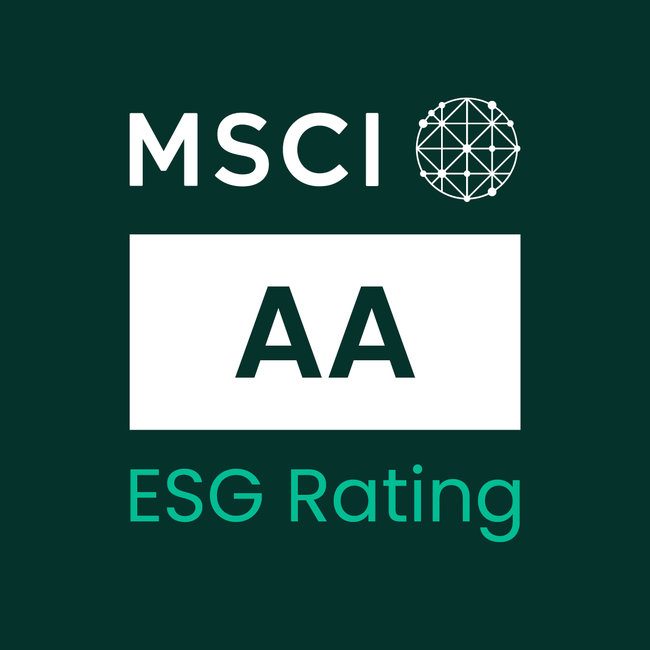 AA环境、社会和治理评级摩根士丹利资本国际(MSCI)