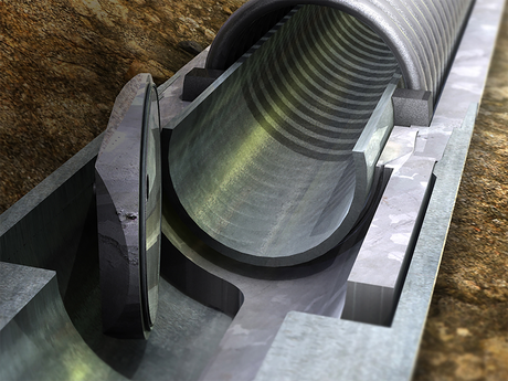 Deep Shield Deep Water Tubing-Retrovable地下安全阀的动画。