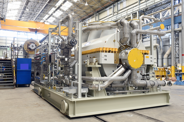 面包新利app师休斯离心压缩机，用于在佛罗伦萨设施中生产的液化天然气应用
