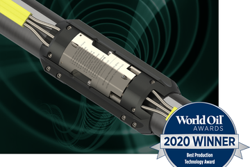 照片的UpCable电力电缆与2020年世界石油决赛奖项。