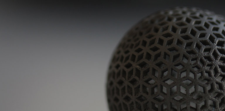 3-D打印 /添加剂制造黑色球体
